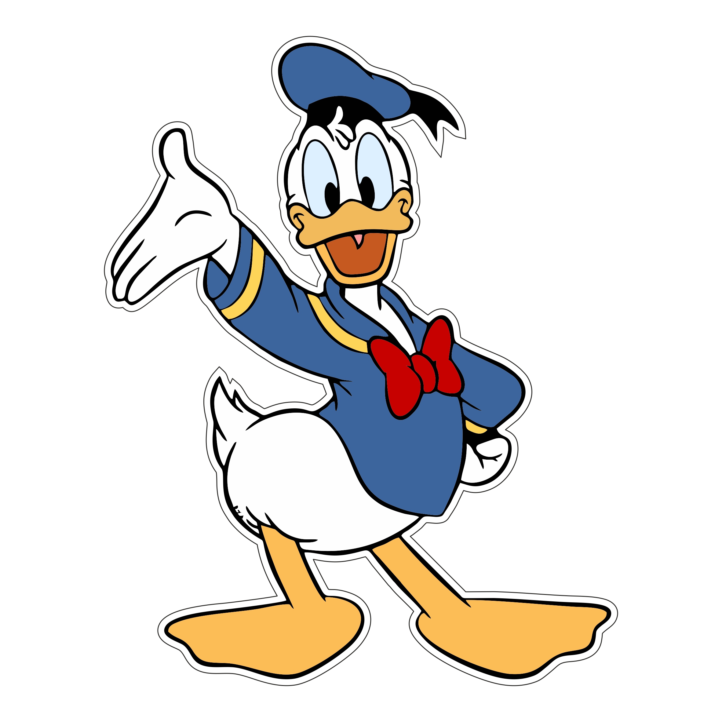 Donald Duck sticker #4