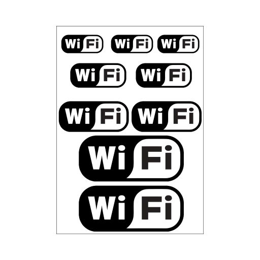 Sticker WIFI logo