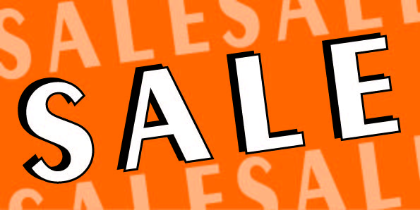 Sticker Sale oranje