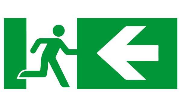 sticker exit linksaf