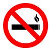 verboden te roken sticker
