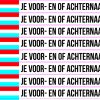 rijdersnaam NL zwart